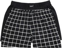 Men Plus Heren Boxershorts Set van 2 Zwart Katoen Maat 7XL