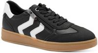 Marco Tozzi Dames Sneaker 2-23739-44 010 F-breedte Zwart Panterprint Maat 38 EU