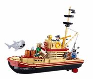 Sluban ModelBricks The Great Shark boot bouwspeelgoed – Constructiespeelgoed – bouwset met 592 bouwstenen – M38-B1118 – vanaf 8 jaar