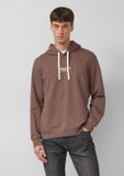 s.Oliver Sweatshirt met capuchon bruin