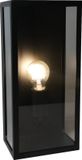 Merkloos Artdelight Rowin Buitenlamp wand h:35cm IP44 zwart+glas