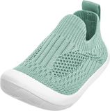 Playshoes Strick 201101 Lage sneakers Kinderen Mannen Mint EVA Rubber