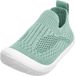 Playshoes Strick 201101 Lage sneakers Kinderen Mannen Mint EVA Rubber