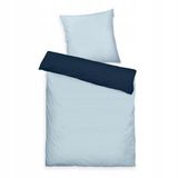 Tom Tailor Satine Beddengoedset Blauw 140x200 cm met Kussensloop 70x90 cm