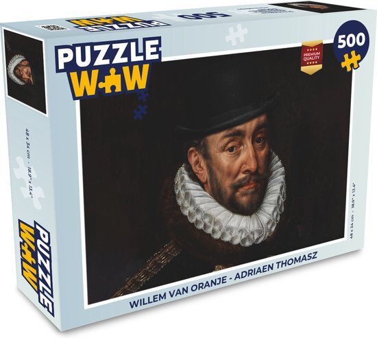 MuchoWow Puzzel Willem van Oranje - Adriaen Thomasz - Legpuzzel - Puzzel 500 stukjes