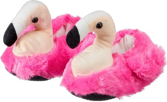 - Kinder dieren pantoffels/sloffen flamingo 32/33