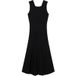 A|X Armani Exchange Robe ajustée noire pour femme XW001824AF16125UC001