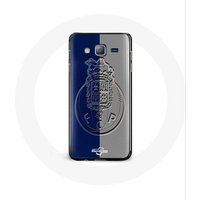 Maniacase Hoesje Samsung Galaxy J3 2016 fcp porto blauw en grijs scharnier
