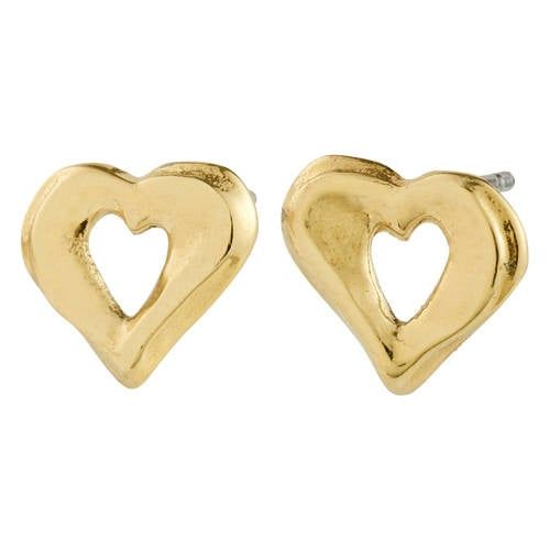 PILGRIM gold plated oorbellen Iris