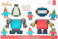 Decora Koekjesuitsteker Plastic - Robots pk/4