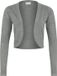 Kaffe Astrid Bolero Grijs Gemêleerd XS