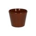 Pot de fleurs, terre cuite, brun cognac, Ø 12 cm