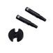 Birzman Unisex's Valve Extender 20mm met gereedschap, zwart, One Size