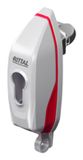 Rittal 2537.300 Deurkruk Rood, Wit Kunststof, Zink 320 g