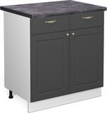 Vicco Fame-Line Meuble bas de cuisine – 80 cm, WB Anthracite Anthracite-or