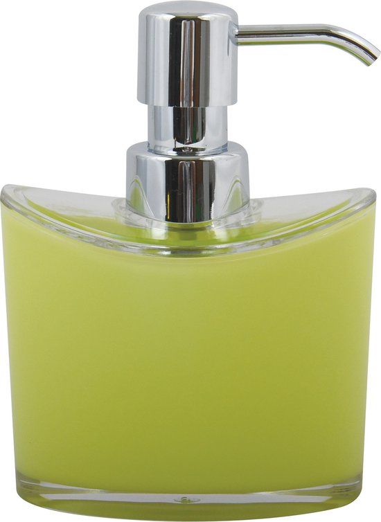 MSV Aveiro Soap Dispenser - Lime Green/Silver - 260ml