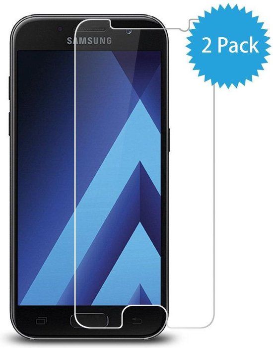 2x Screenprotector Tempered Glass voor Samsung Galaxy J5 2017 - 2.5D 9H (0.3mm)