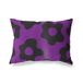 BonaMaison Paars-Zwart Decoratieve Kussensloop, Kussenhoezen Bank, Decoratieve Kussenhoesjes, Kussensloop; Sofa, Slaapkamer, Kantoor, Auto 35x50 Cm - Ontworpen en vervaardigd in Turkije