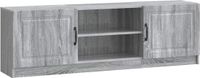 vidaXL TV-meubel Grijs sonoma 150 x 31 x 47 cm Bewerkt hout