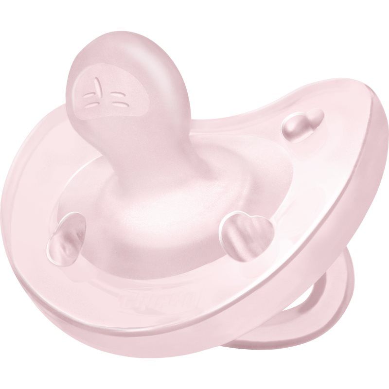 Chicco Physio Soft Soother 0-6 Months Rose