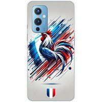 OnePlus Bedrukt siliconen hoesje compatibel met OnePlus 9 Coq francais