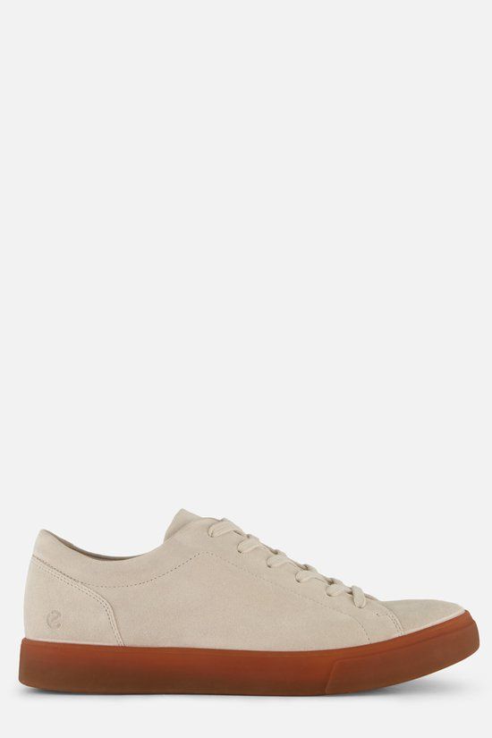 Ecco Soft 10 M Lace Sneakers beige Leer