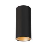 SLV ANELA Plafondopbouwarmatuur - Zwart - 11W - 3000K - Dimbaar - 28 Graden