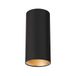 SLV ANELA Plafondopbouwarmatuur - Zwart - 11W - 3000K - Dimbaar - 28 Graden