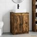 Maison Exclusive - Ensemble d'accessoires de salle de bain, chêne fumé, composite bois