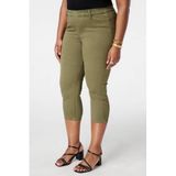 MS Mode slim high waist casual broek kaki