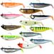 Savage Gear Cutbait Herring - poisson en caoutchouc leurre de mer, couleur:Red Head Shiner, longueur / poids:20cm / 270g