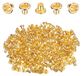200 œillets en laiton, 2 mm, doré – œillets métalliques pour projets de bricolage