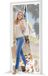 Bol Moustiquaire pour porte de balcon - Insectifuge - Magnétique - 130 x 230 cm - Blanc