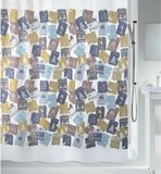 Spirella Douchegordijn Polyester – Anti-Schimmel Douchegordijn – Waterdicht Douchegordijn voor de Badkamer – Veelkleurig
