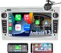 Carplay pour Opel Astra H, Corsa C, D, Zafira, autoradio Android 15 de 7 pouces avec GPS, navigation, Wi-Fi, Bluetooth, commande au volant, USB, DAB+ et mémoire 2+64 Go. Incluant KAM