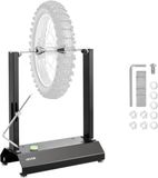 VEVOR Motorfiets Wielbalanceerstandaard, Bandenbalanceermachine, Draagvermogen 40 Kg, Bandenbalanceermachine met Verstelbare Centreerkegels en Centreerwijzer, Bandenmontagehulp voor φ 812,8mm Wielen