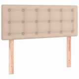 vidaXL Hoofdbord 90x5x78/88 cm kunstleer cappuccinokleurig