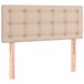 vidaXL Hoofdbord 90x5x78/88 cm kunstleer cappuccinokleurig