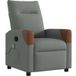 DESIGN IN Fauteuil Relax Fauteuil Inclinable De Massage En Tissu Gris Foncé