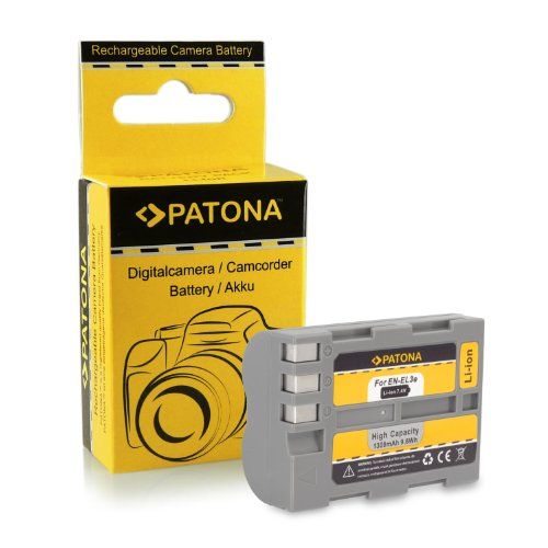 Patona Batterij EN-EL3e 1300mAh compatibel met Nikon D50 D300S D900