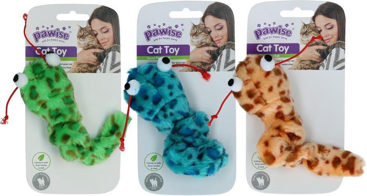 Pawise Cat Interactive Toy - Kattenspeelgoed - Meerkleurig