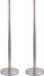 Merkloos RVS Toiletrolhouder 55 cm - Zilver (2 stuks)