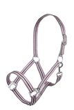 HKM Halster-Linz Zwart/Grijs/Wit/Rood Pony