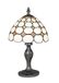 Rabalux 8072 Lampe de table, modèle Marvel, culot E14, bronze-argent-multicolore, rond, design classique, diamètre 200 mm