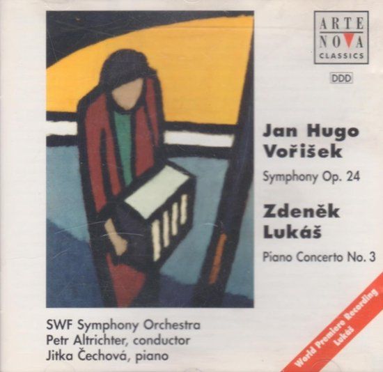 Arte nova classics Ai Sony America Inc 1-CD VORISEK: SYMPHONY OP. 24 / ZDENEK LUKAS: PIANO CONCERTO NO. 3 - SWF SYMPHONY ORCHESTRA / PETR ALTRICHTER / JITKA CECHOVA