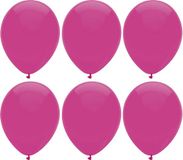 Haza Ballonnen verjaardag/thema feest - 200x stuks - donkerroze