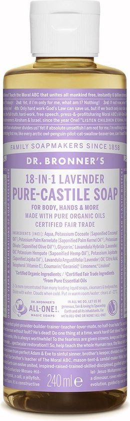 Dr. Bronner’s Aveda Liquid Soap - 240 ml Lavender