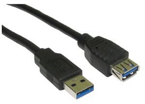 MicroConnect USB3.0AAF3B USB-kabel 3 m Zwart