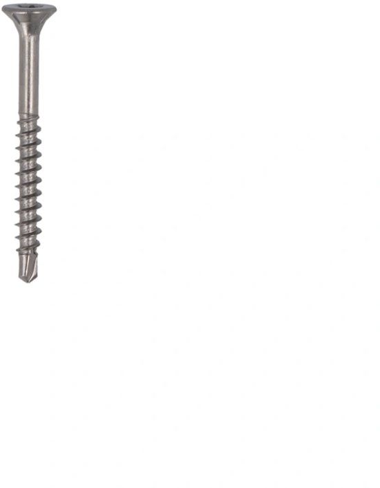 Proftec Hardhoutschroef RVS 410 Platkop Torx TX15 3.5X20/12 (200 stuks)