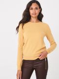 REPEAT cashmere Cashmere trui met boothals